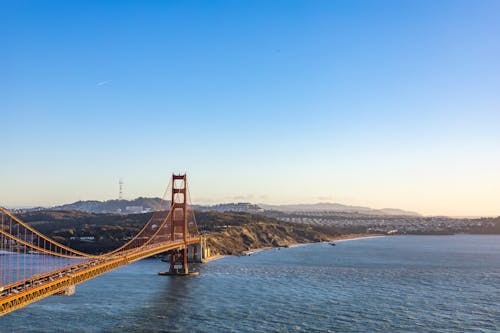 免费 加州, 吊橋, 地標 的 免费素材图片 素材图片