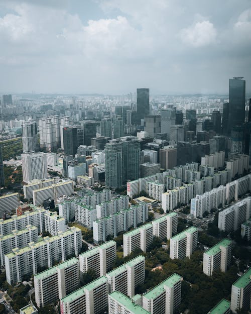 Gratis lagerfoto af boligblokke, by, byer