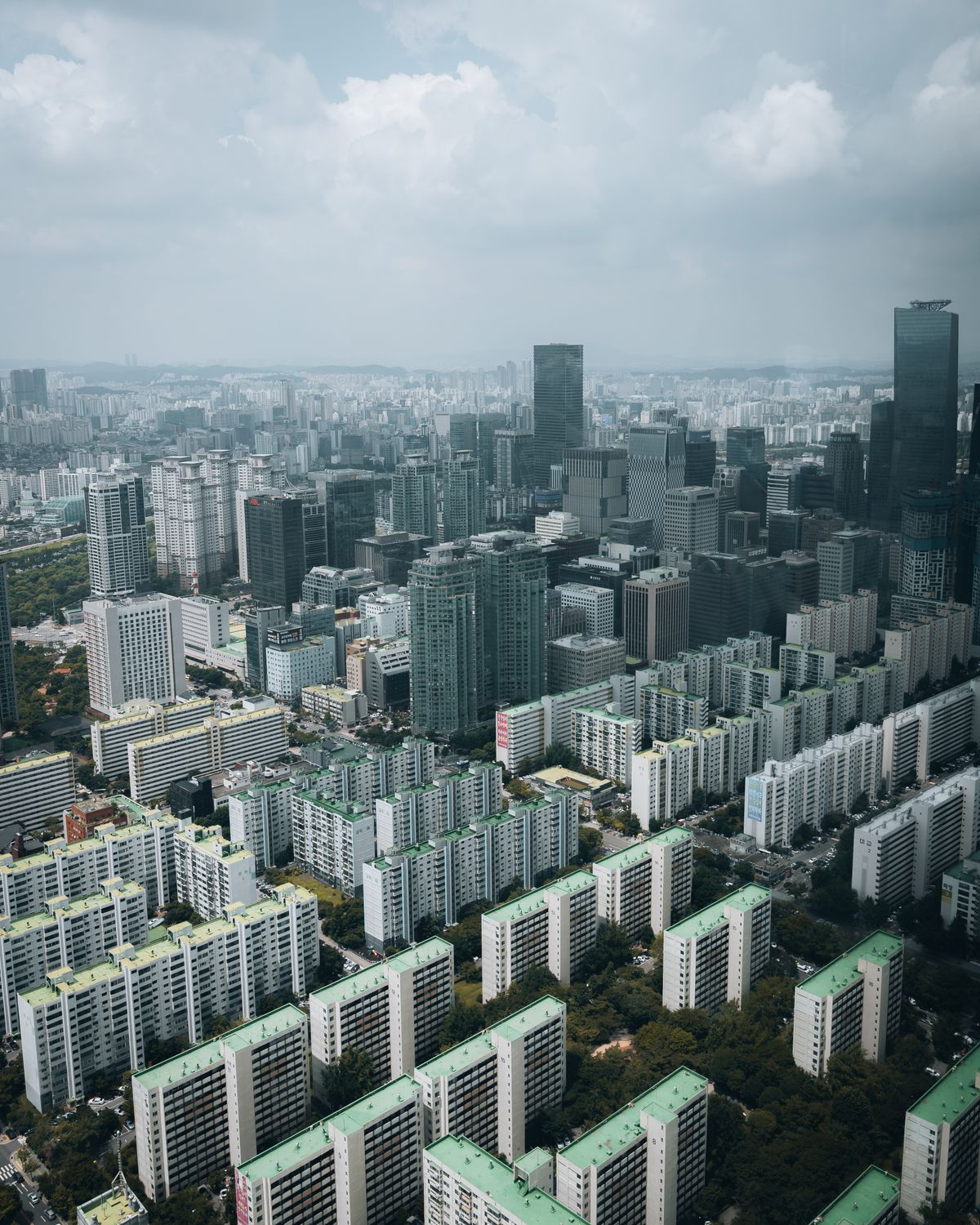A residential suburb in South Korea