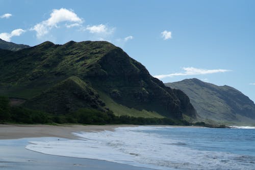 Hills on Sea Shore