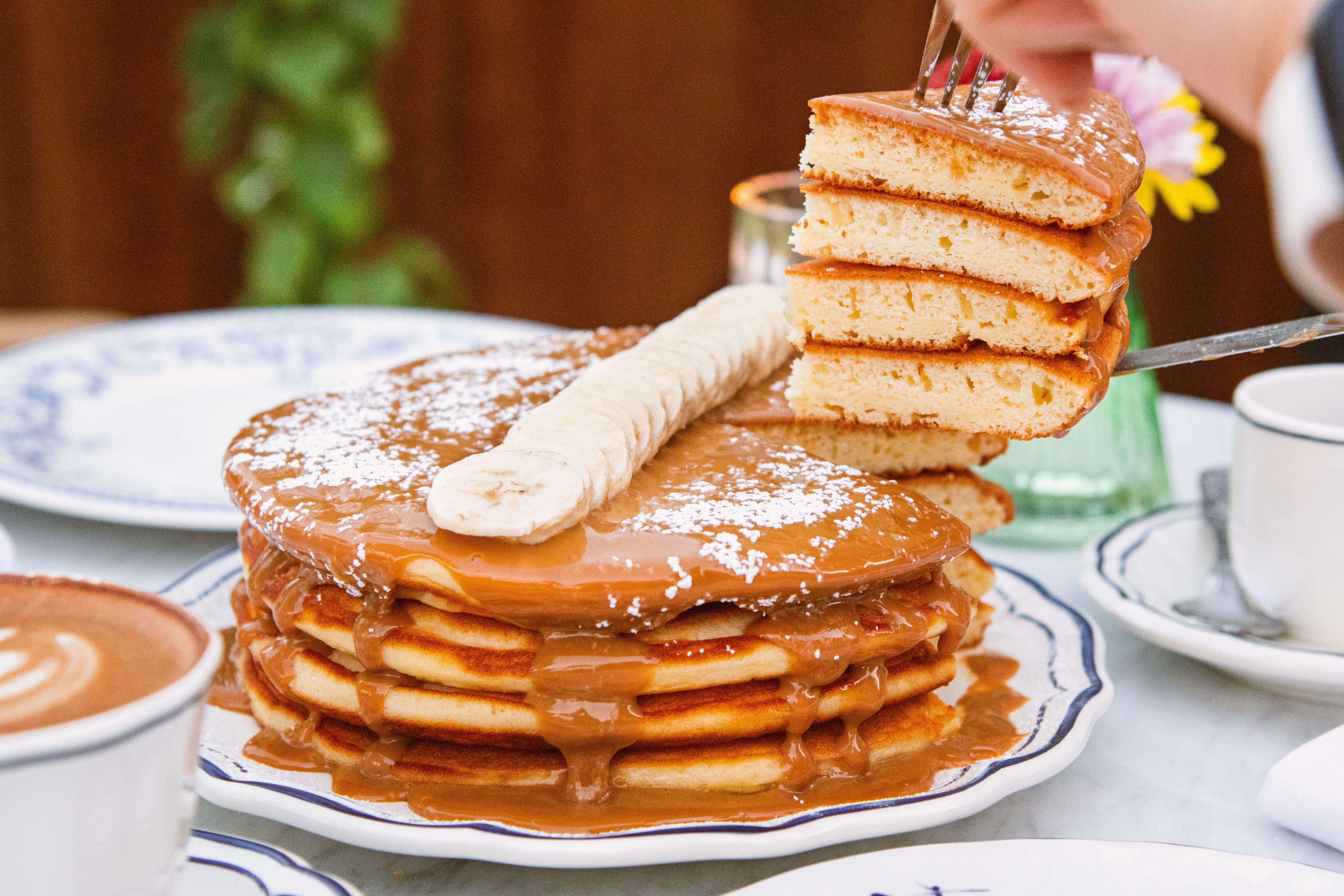 Sheet-Pan Pancakes with Crispy Bacon