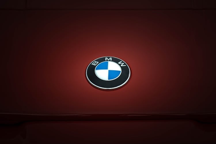 BMW Logo On Red Surface