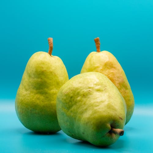 Close-Up Shot of Pears 