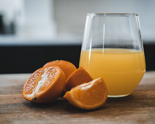 A Glass of Fresh Orange Juice 
