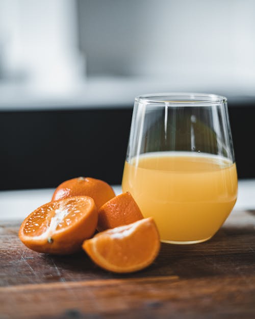 Glass of Tangerine Juice 