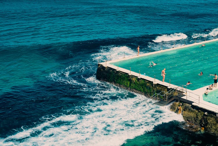 Swimming Pool At Bondi Beach Sydney, Australia