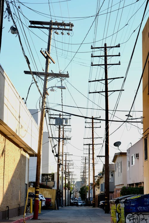 Photos gratuites de allée, citadin, électricité