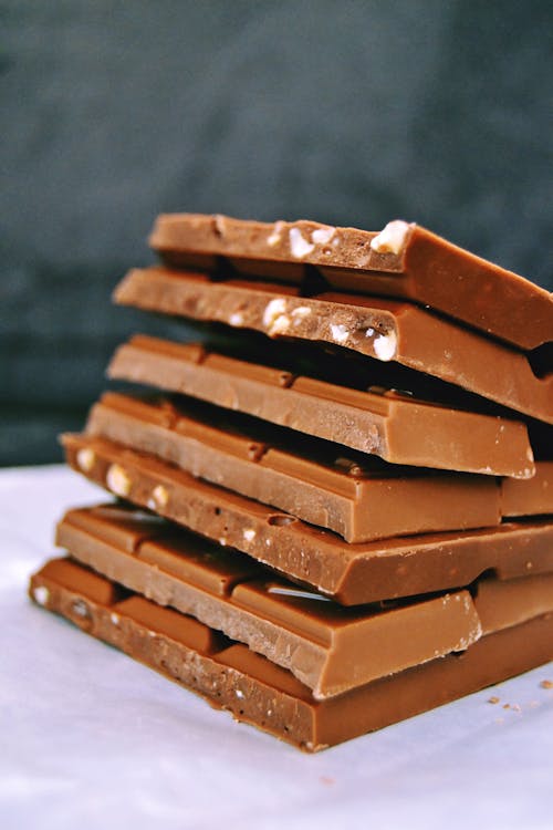 Close-Up Photograph of Chocolate Bars