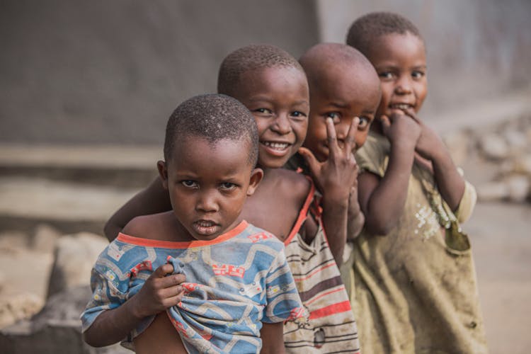 Group Of Happy Kids