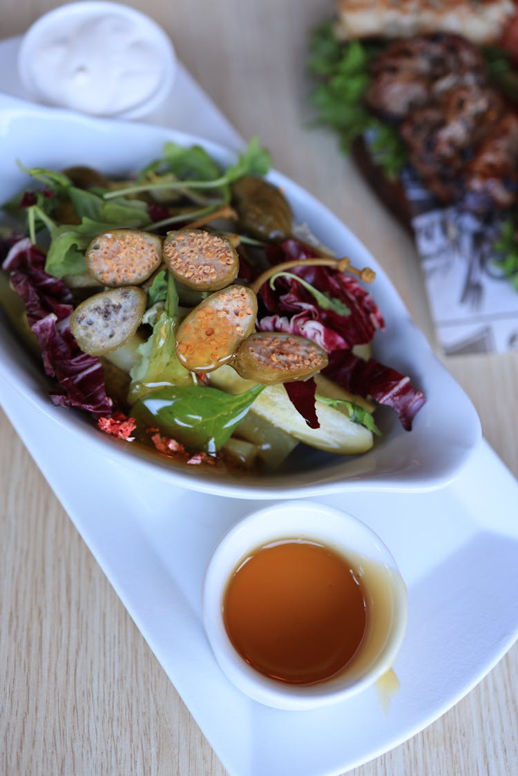 A Close-Up Shot Of A Delicious Salad