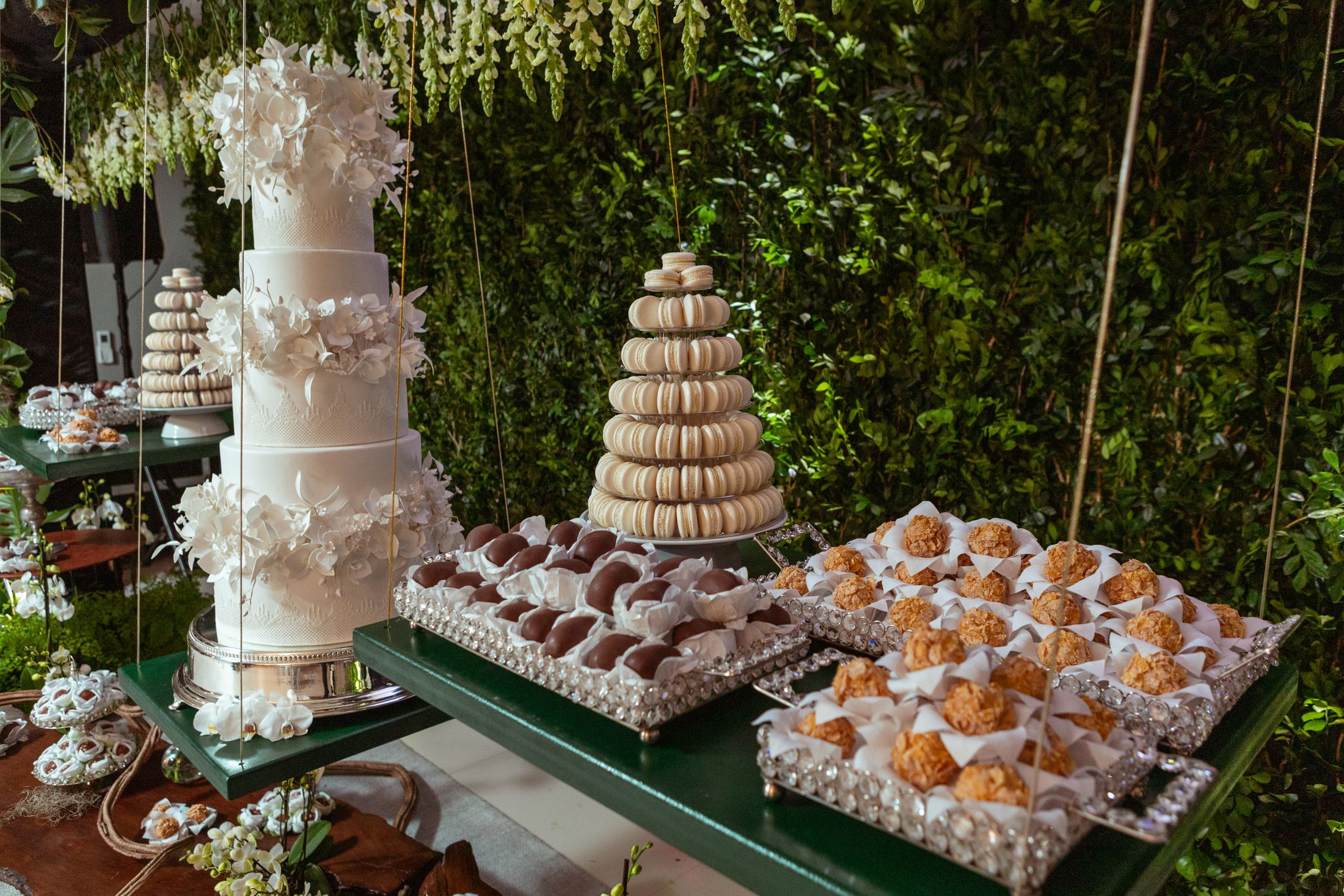 Arab wedding catering desserts and hospitality table
