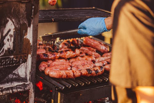 Foto profissional grátis de alimento, calor, carne