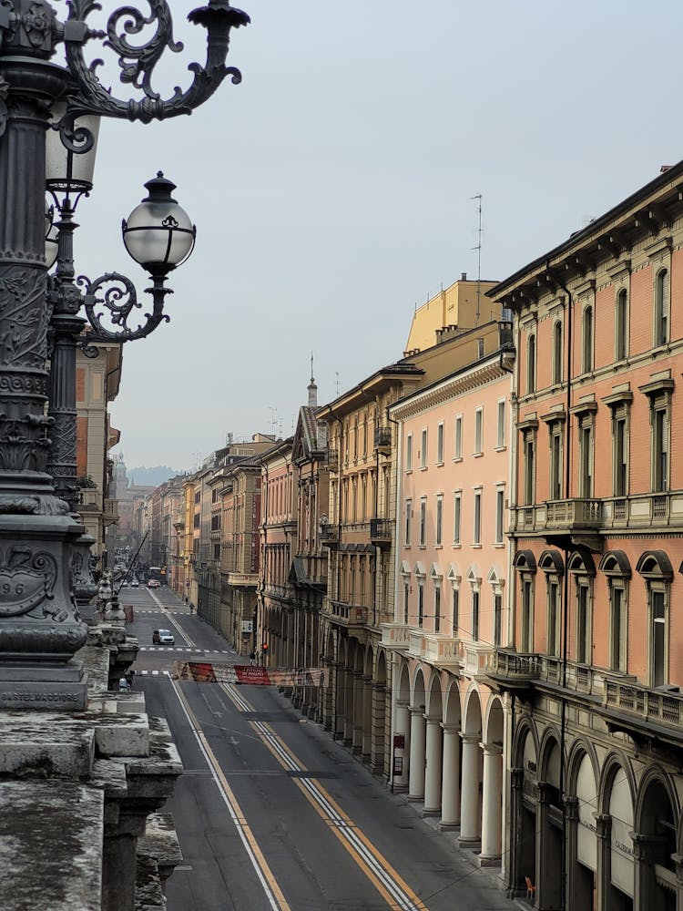 Birds Eye View Of Via Indipendenza, Bologna