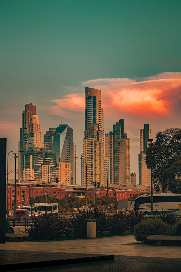 Skyscrapers In A City