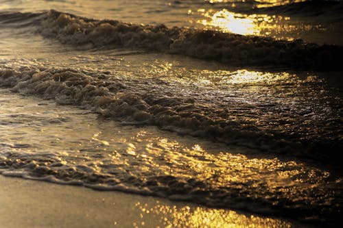 Gratis stockfoto met boven water, gouden, oranje water