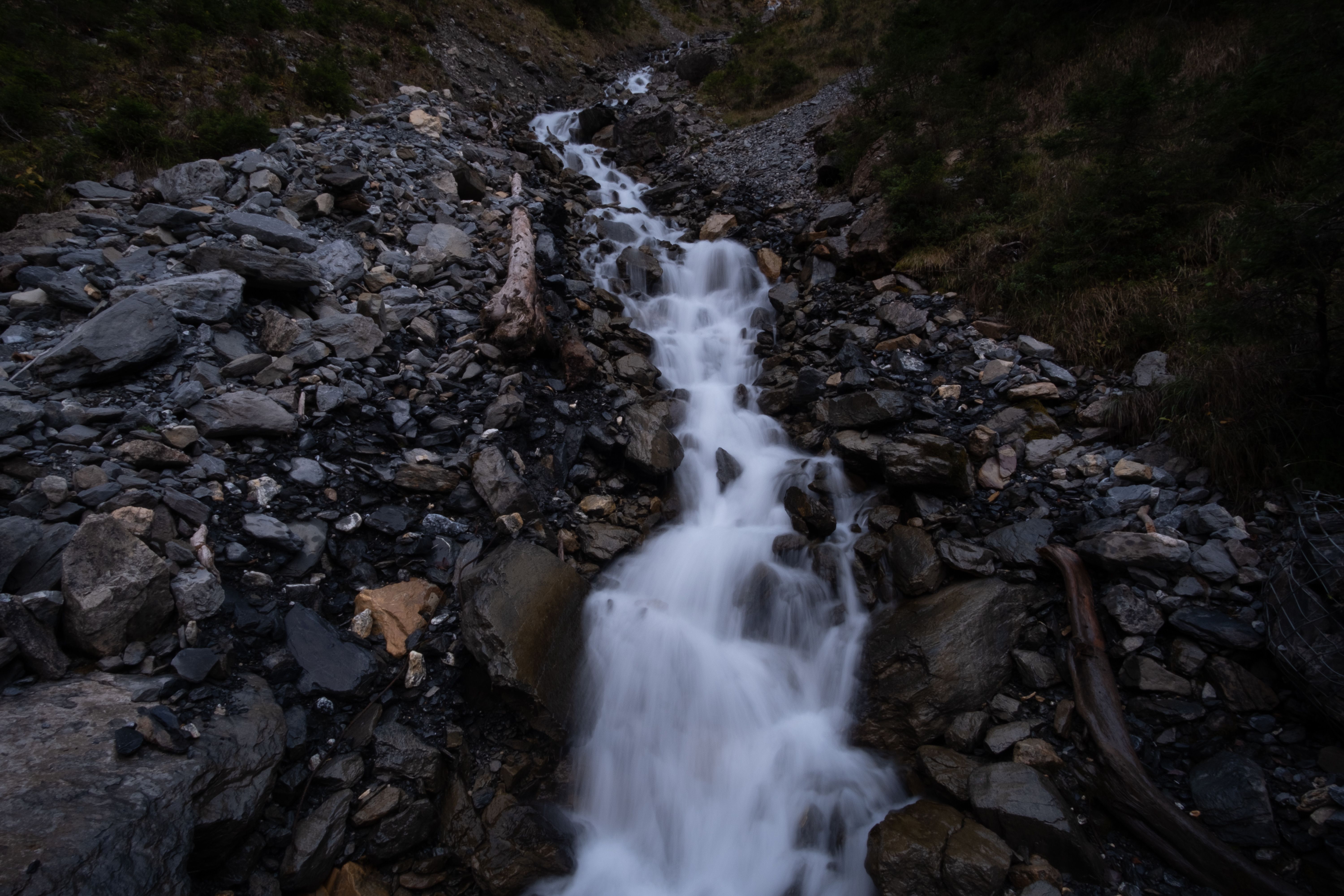 Water Falling from Rock in Wild Nature · Free Stock Photo
