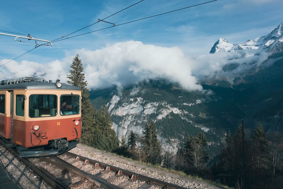 rute kereta terbaik melihat pegunungan Alpen
