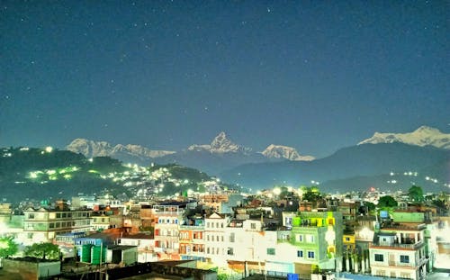 Kostenloses Stock Foto zu in der nacht, langzeitbelichtung, nepal