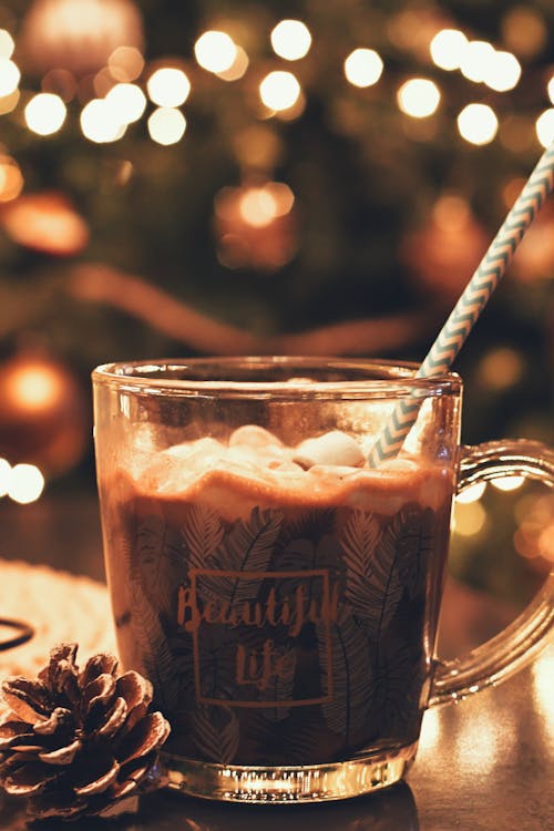 Clear Glass Mug With Coffee