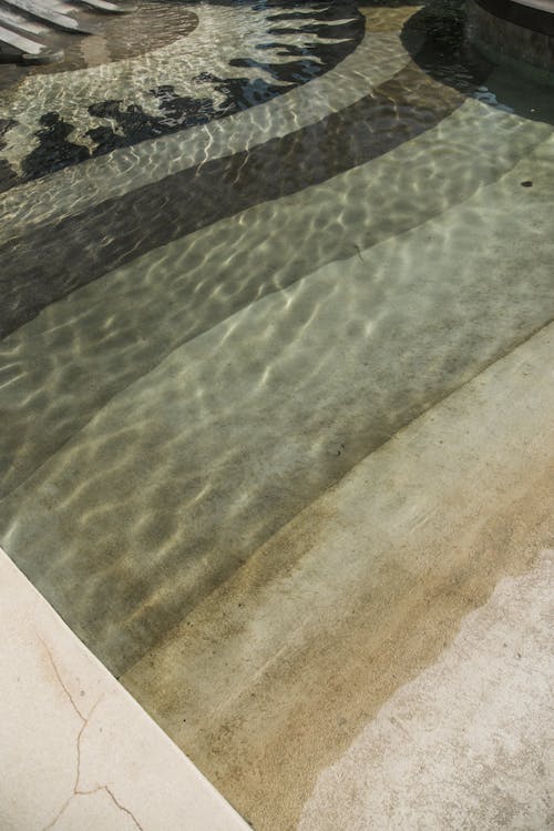 Swimming Pool Floor under Water