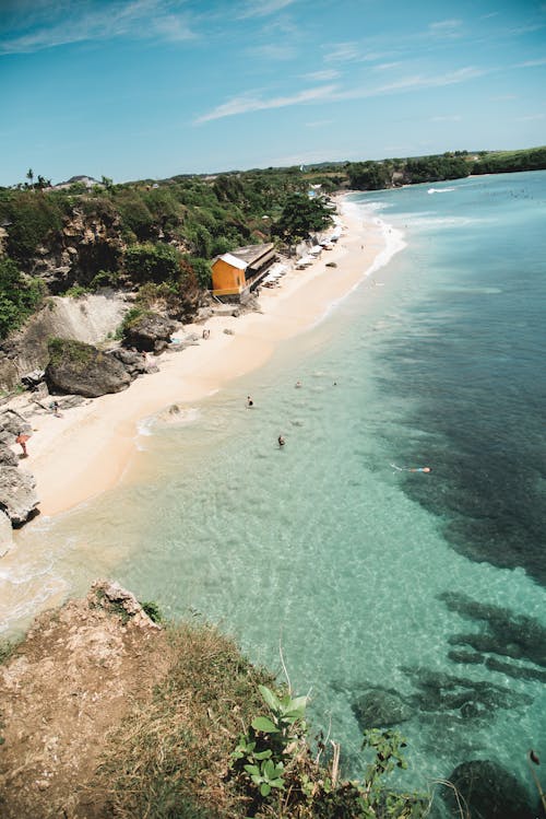 Foto stok gratis air, di luar rumah, garis pantai