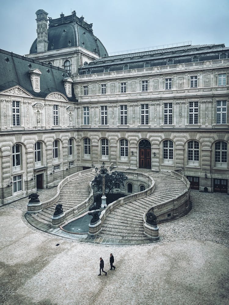 View Of The Louvre In Paris, France