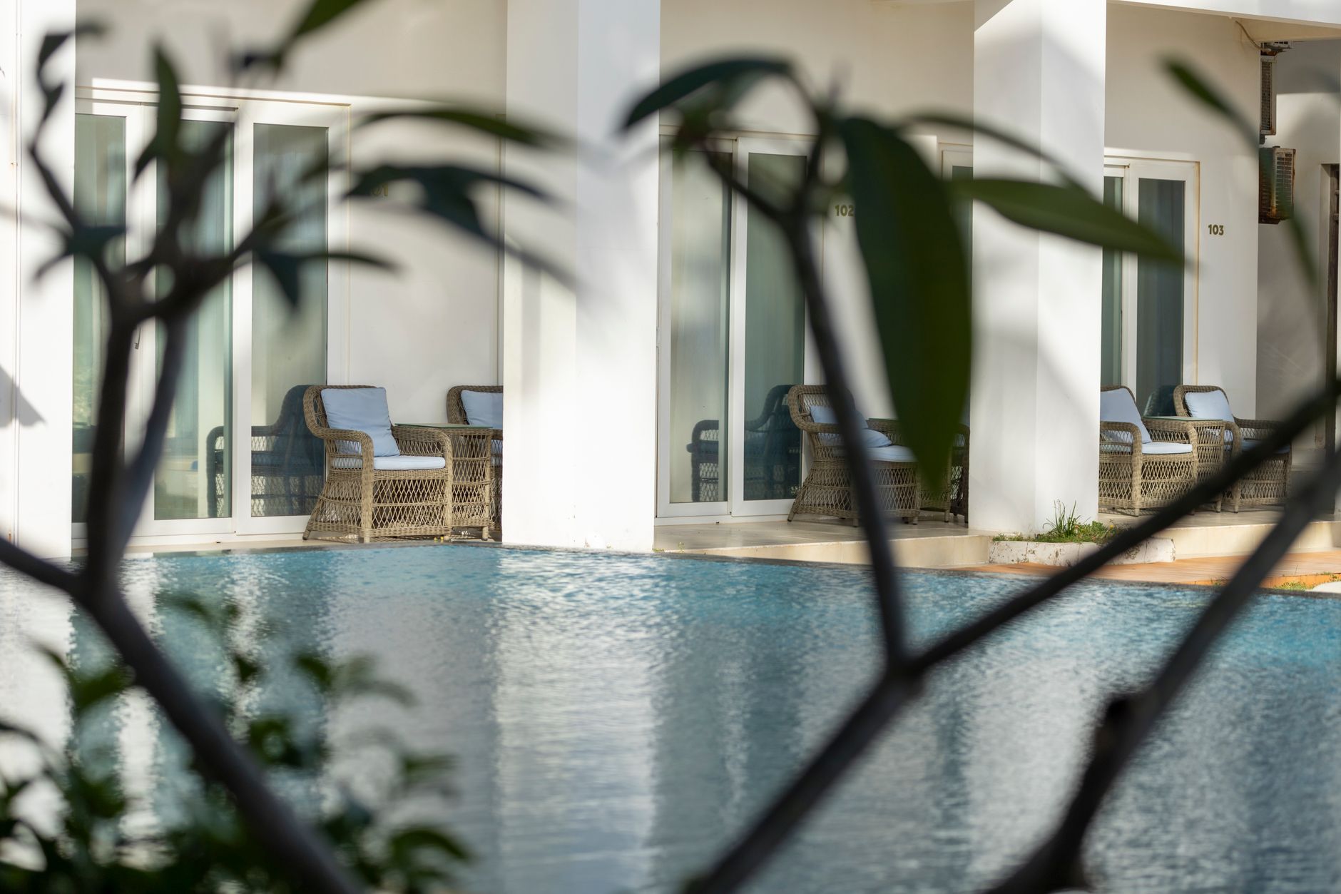 Blaxn sector-based hospitality website template preview