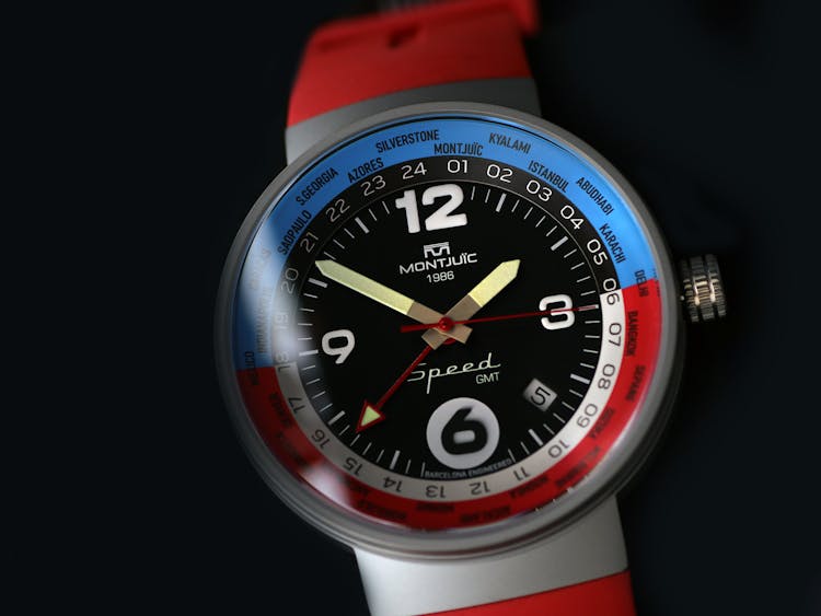 Close-up Photo Of A Sports Watch