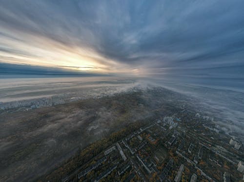 Darmowe zdjęcie z galerii z fotografia lotnicza, miejski, śródmieście