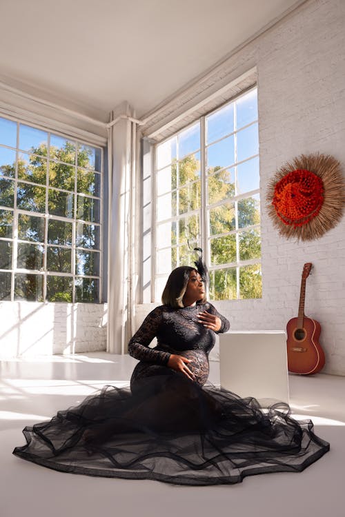 Fotos de stock gratuitas de glamour, interior de la casa, mujer afroamericana