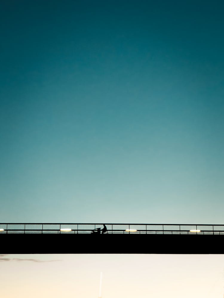 Silhouette Of A Bridge