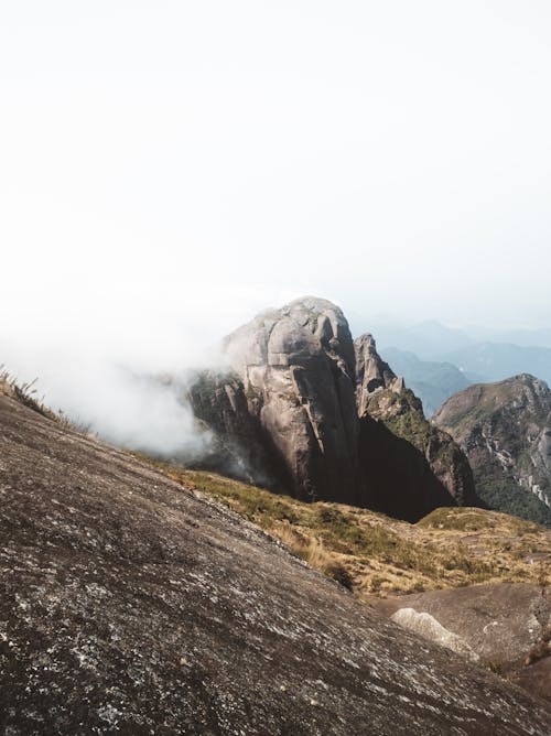 Big Rocks on a Foggy Mountain 