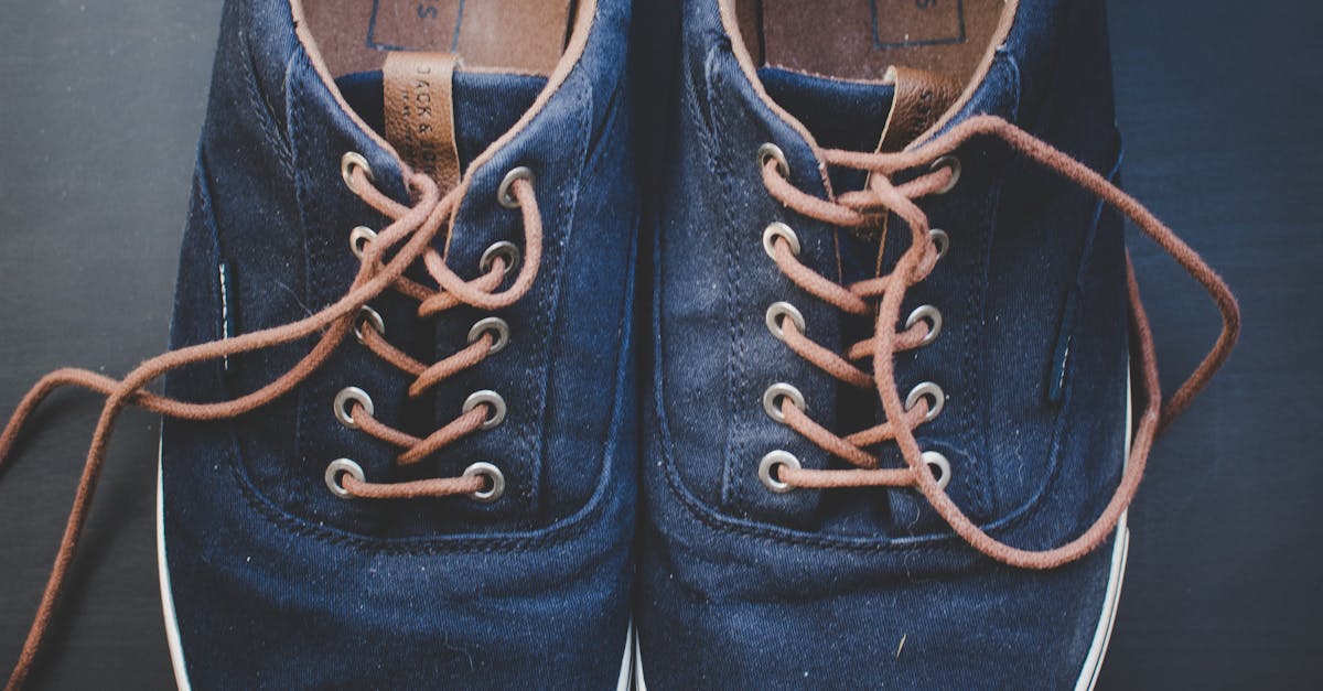 Pair of Blue Low-top Shoes · Free Stock Photo