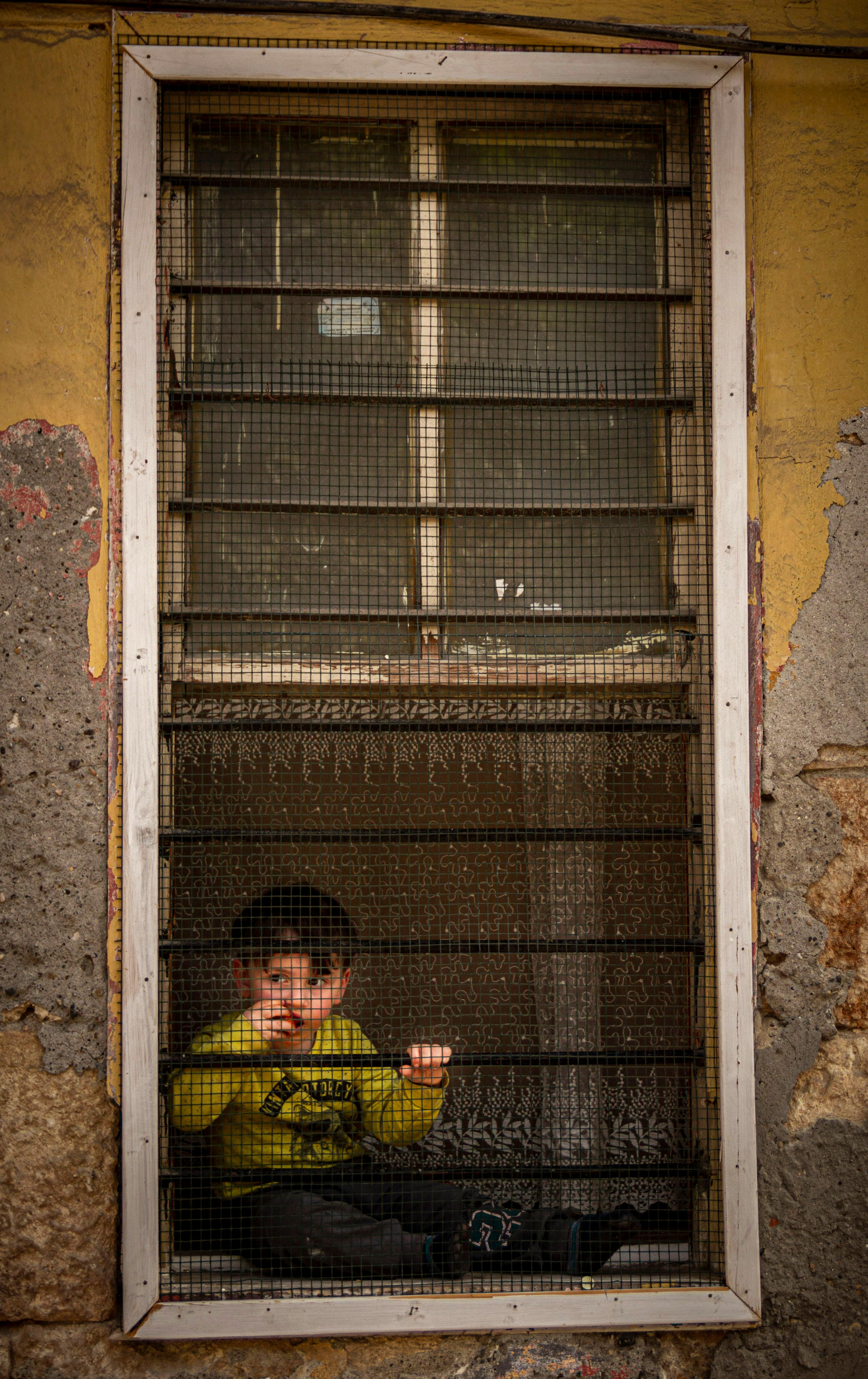 Boy Pointing At Sticky Notes On The Wall · Free Stock Photo