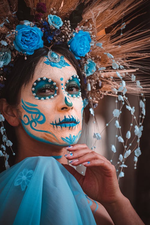dia de los muertos, 傳統, 创意化妆 的 免费素材图片