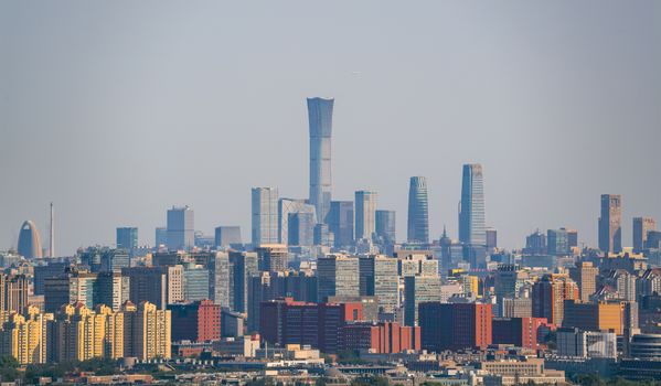 A view of the financial district in Beijing, China, where economic policy decisions are made.