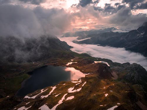 Foto profissional grátis de França, lagoas, montanhas