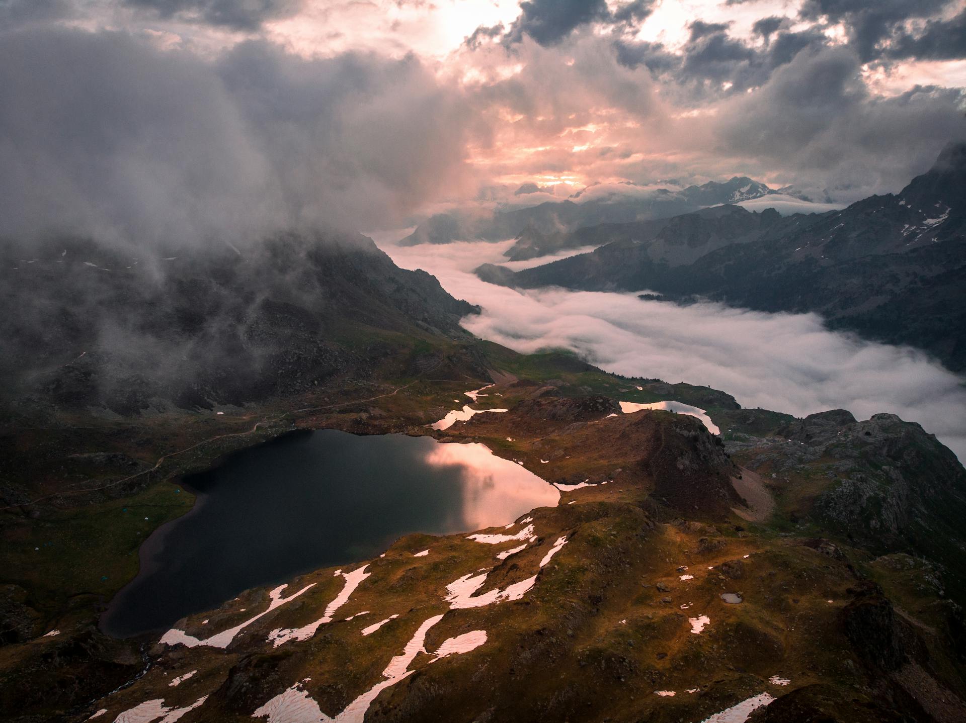 Birds Eye View of the Pyrenees