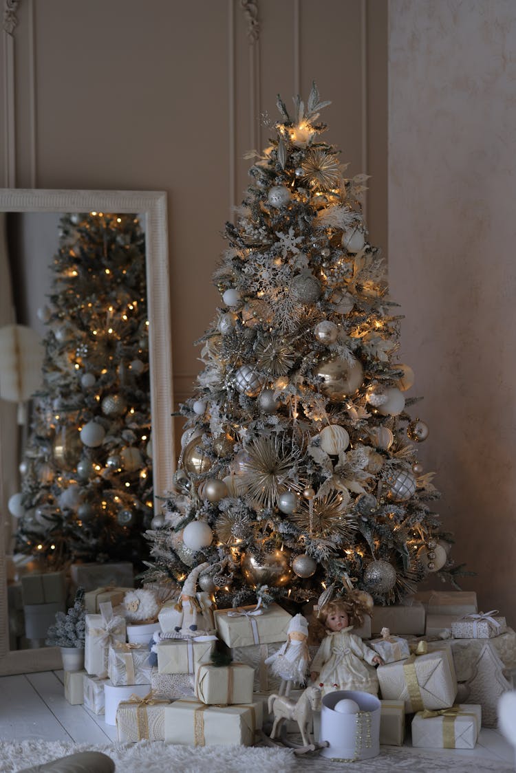 Christmas Tree And Boxes Under