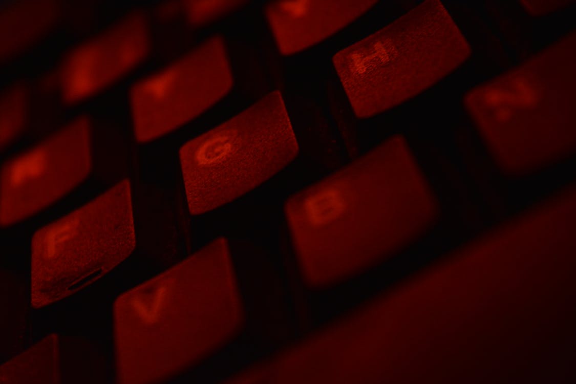 Red keyboard