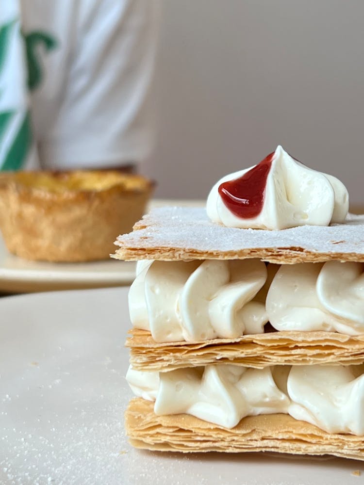 Puff Pastry Layered With Pastry Cream