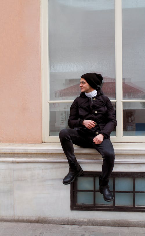 Základová fotografie zdarma na téma černá bunda, móda, módní