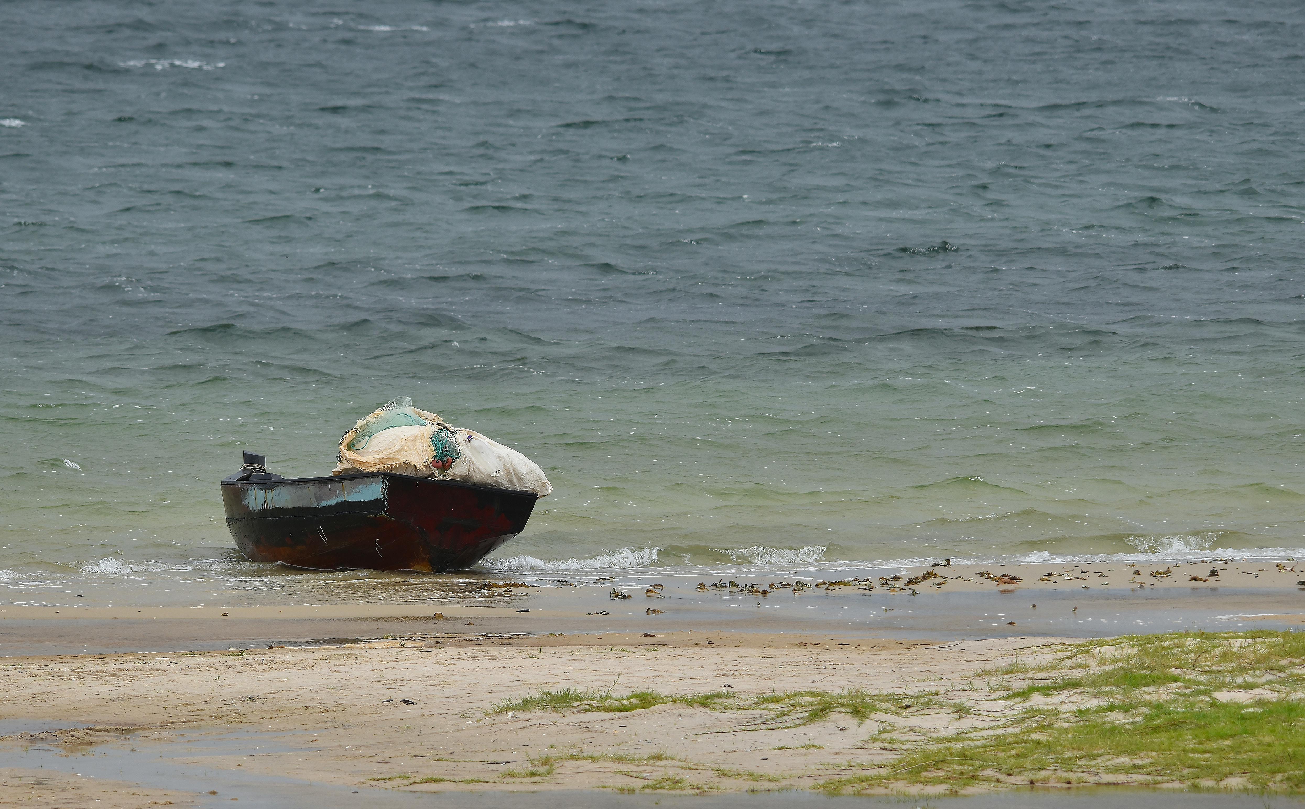 Free stock photo of lonely boat, mozambique, Nha\'Banga