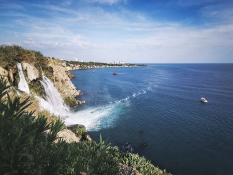 Düden waterfalls and cliffs — Antalya