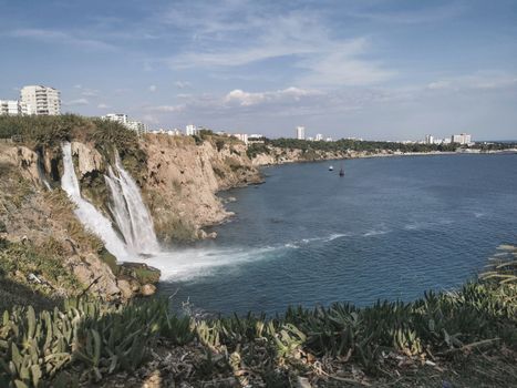 Düden waterfalls and cliffs — Antalya