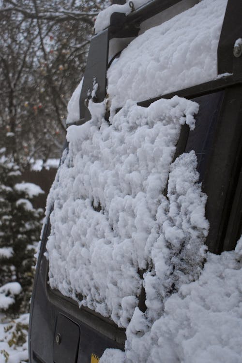 Бесплатное стоковое фото с зима, машина, много