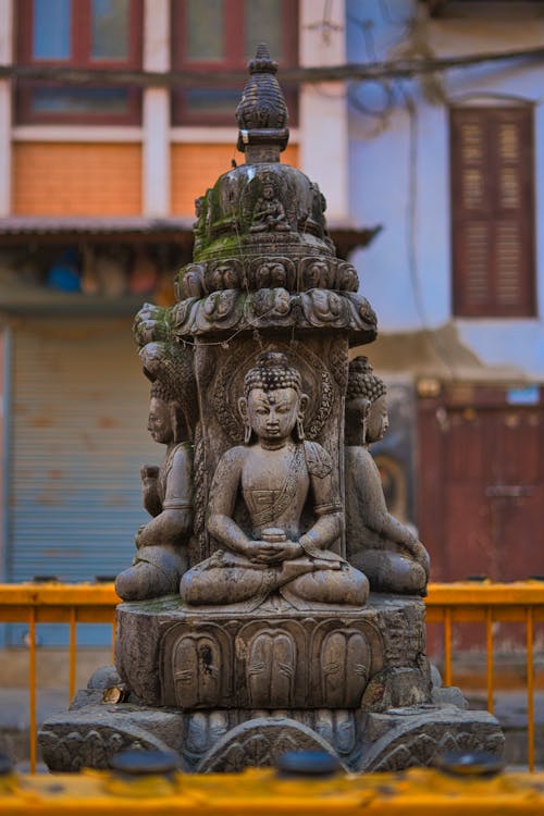 Stone Statues of Buddha