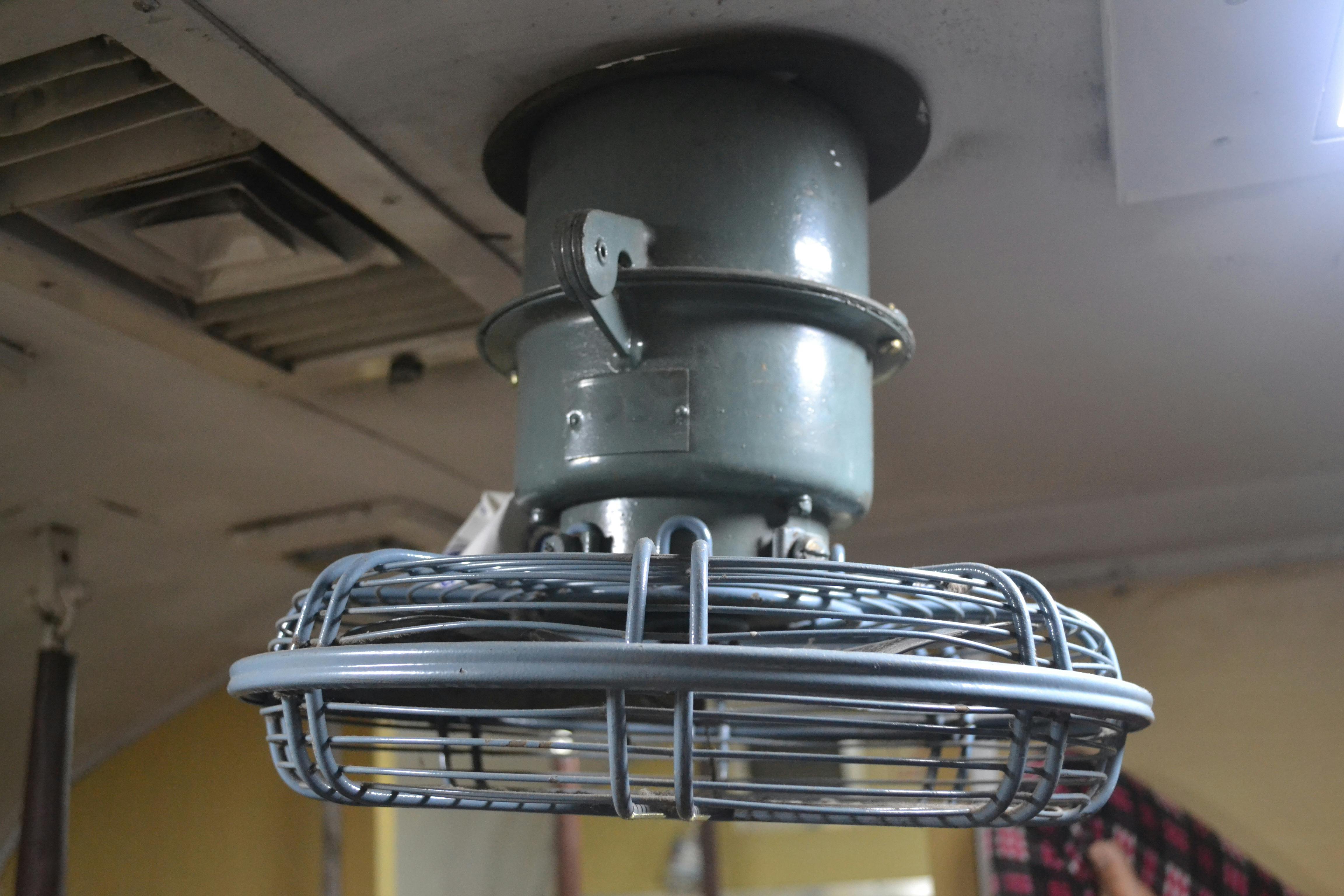 Free stock photo of ceiling fan, indian railways, rail