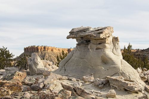 Free Explore the stunning rock formations in the Ojito Wilderness of New Mexico. Stock Photo