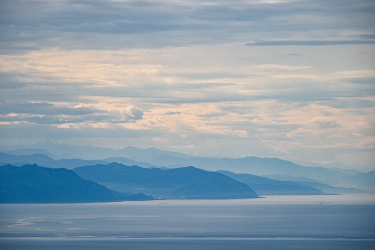 Silhouette Of Mountains